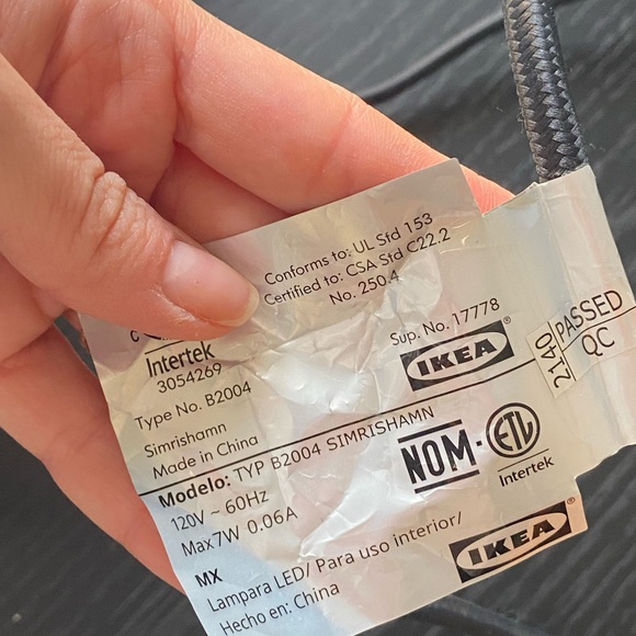 IKEA Discontinued Table Lamp - White and Chrome - Picture 8 of 9